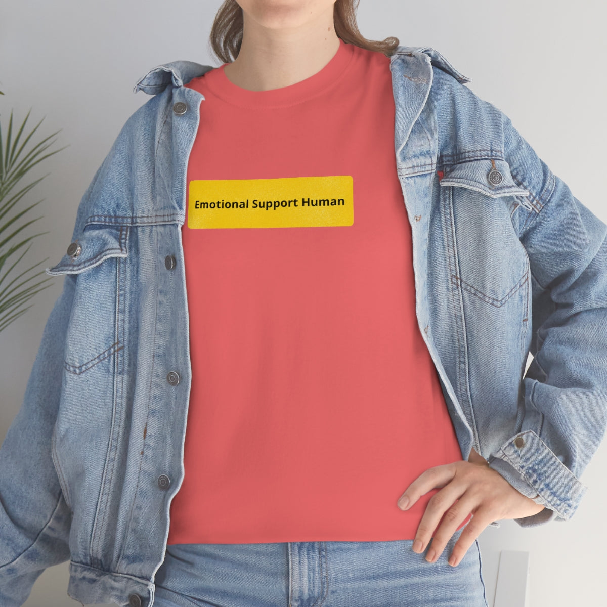 "Emotional Support Human" Tee