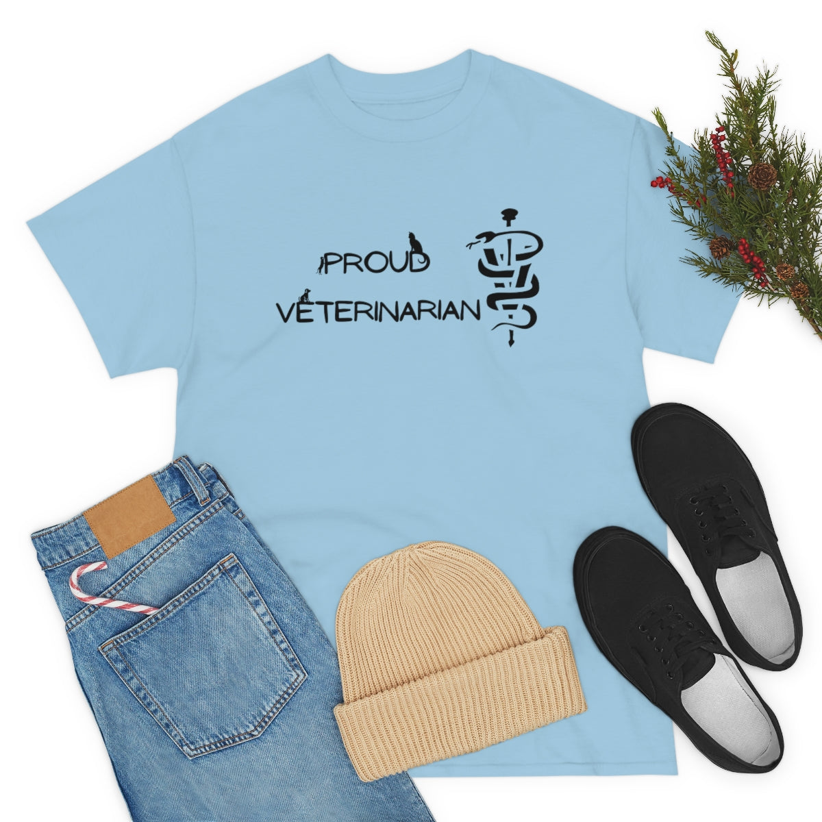 "Proud veterinarian" Tee