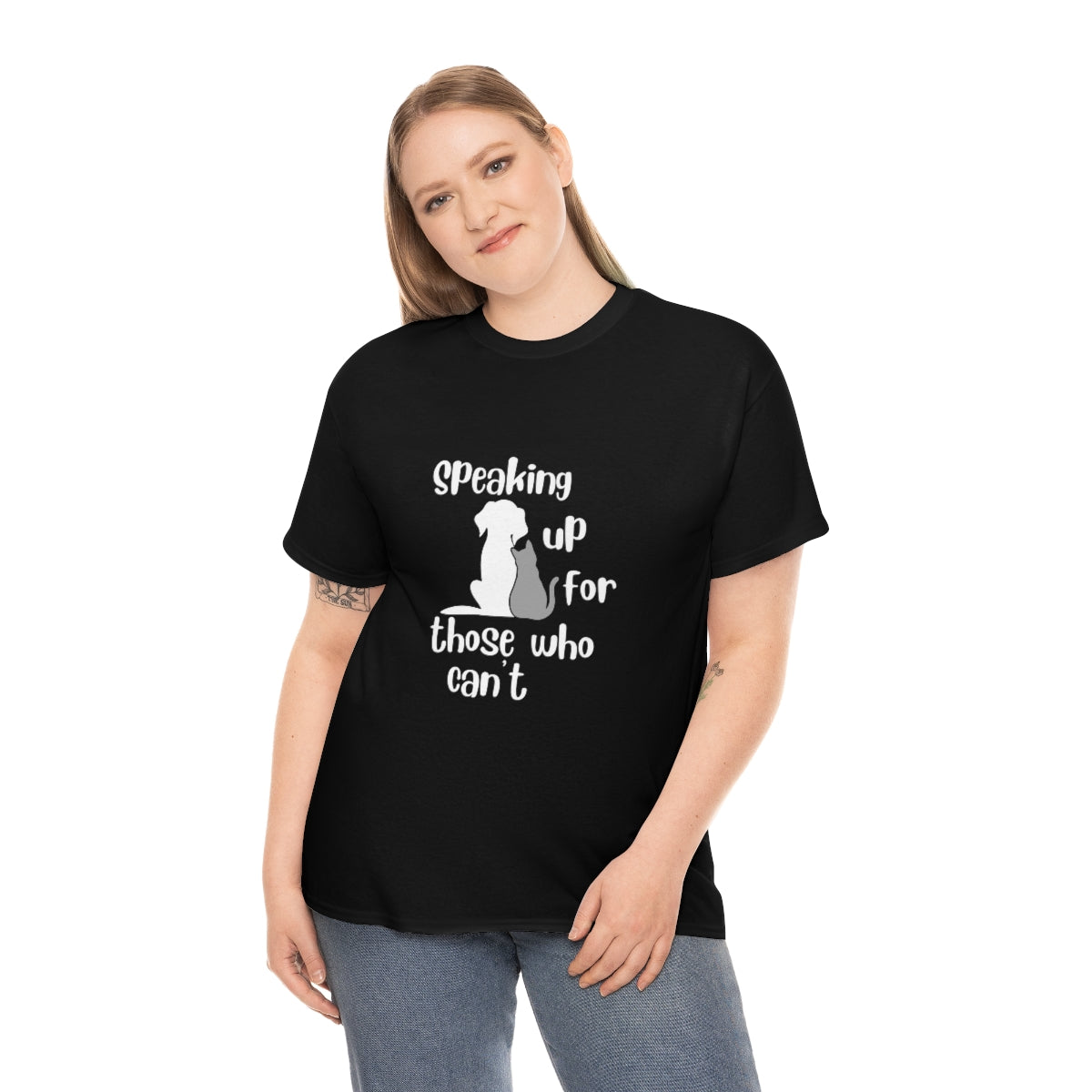 "Speaking up for those who can't" Tee