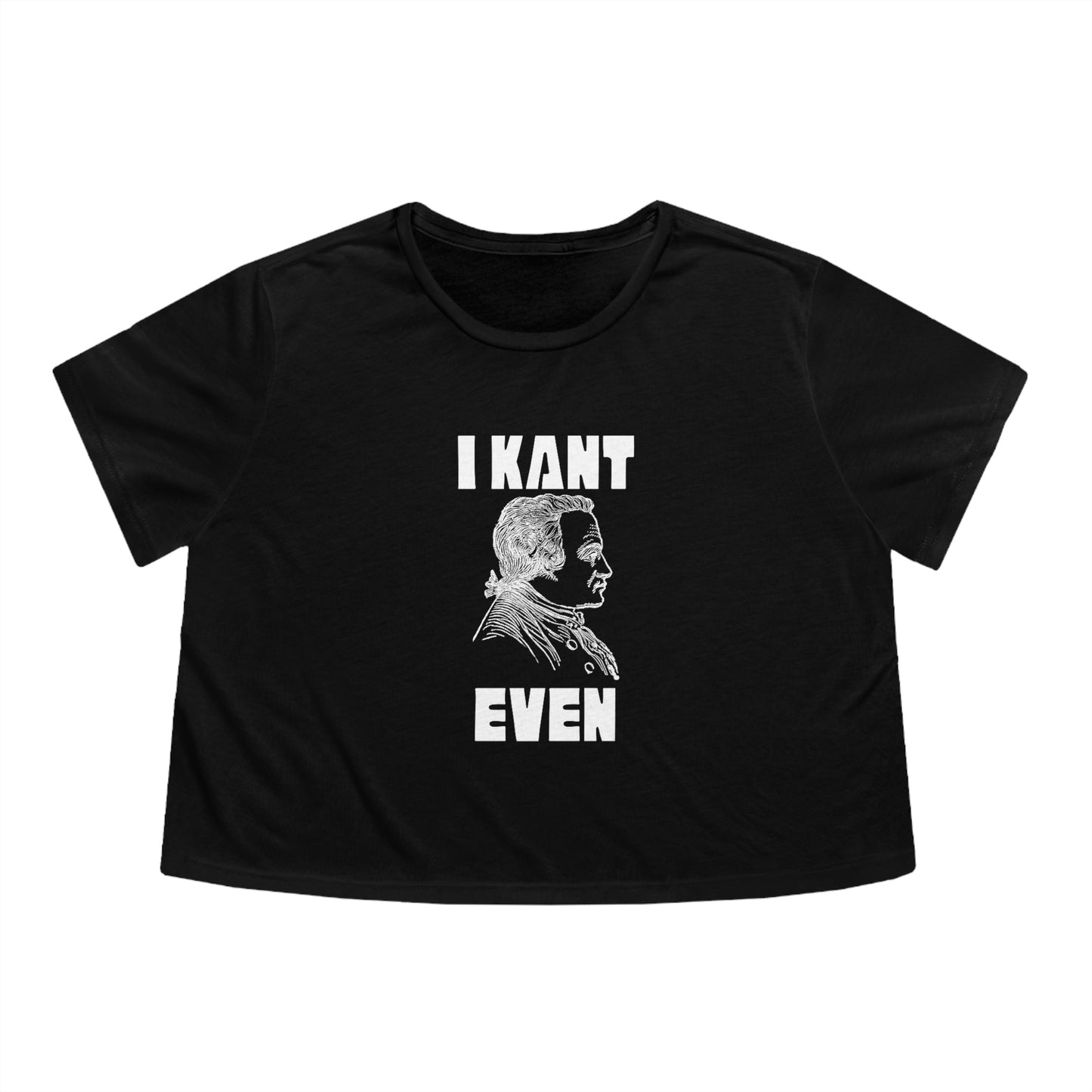 "I Kant even" Immanuel Kant, Cropped Tee