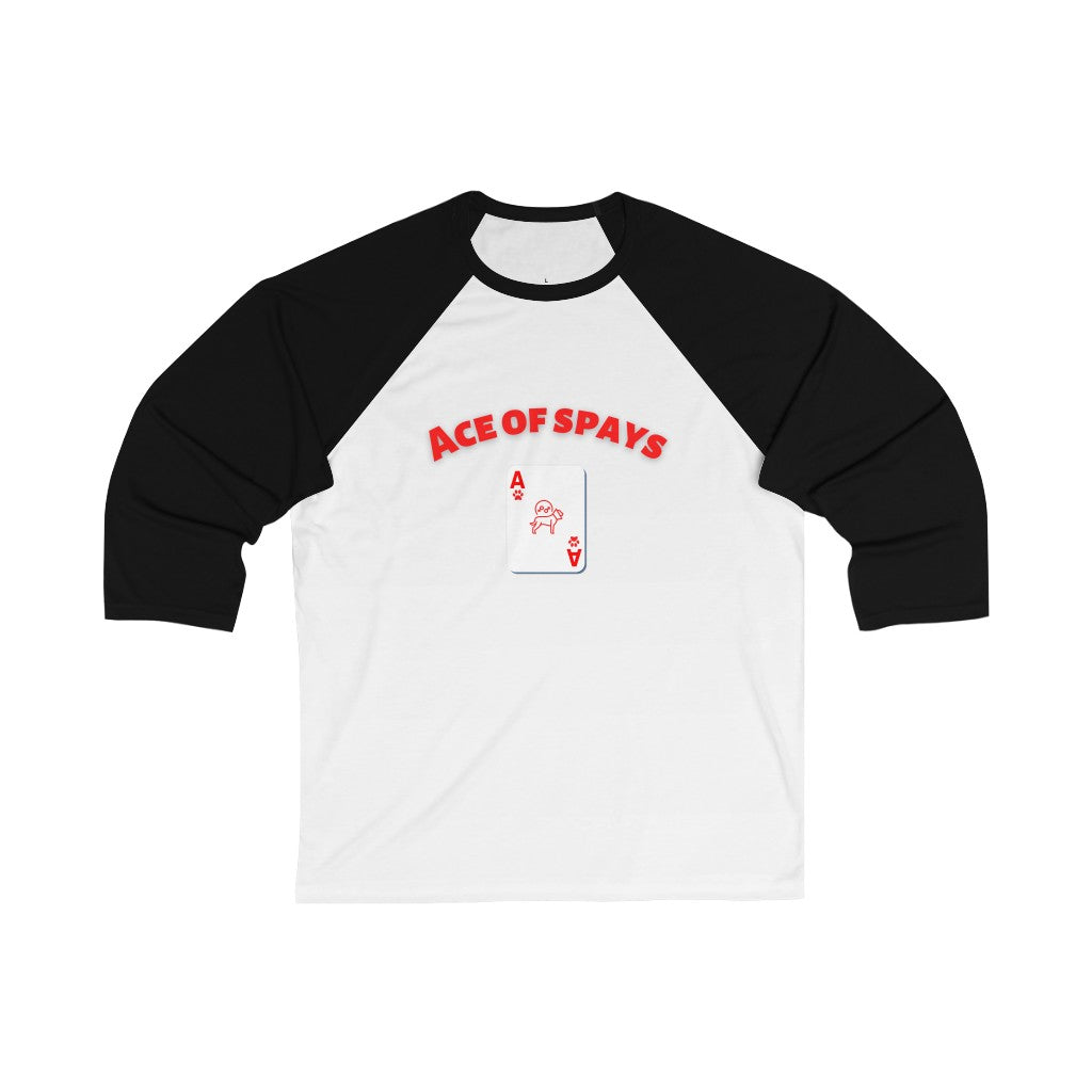 "Ace of Spays" Baseball Tee