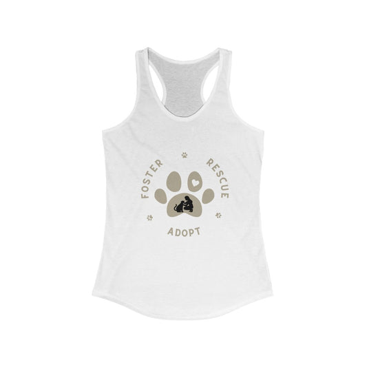 "Foster, Rescue, Adopt" Racerback Tank