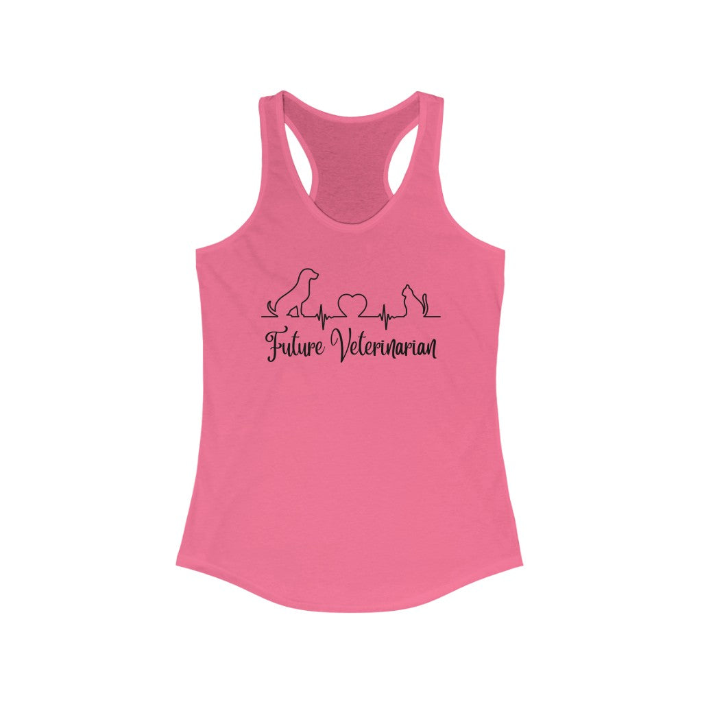 "Future Veterinarian" Racerback Tank