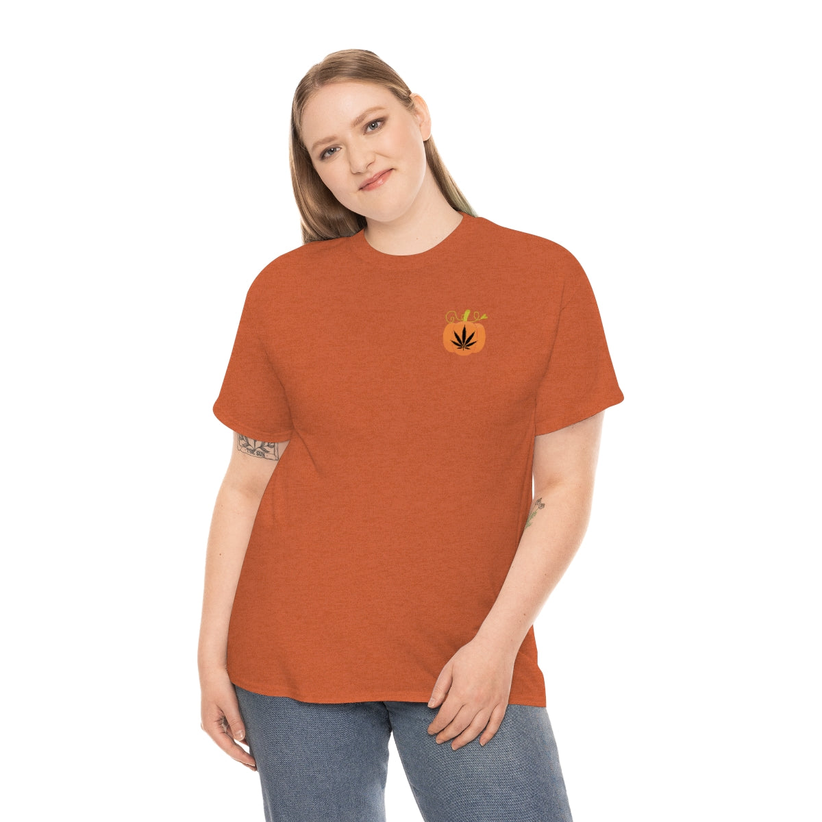 Pumpkin Weed Leaf, Tee