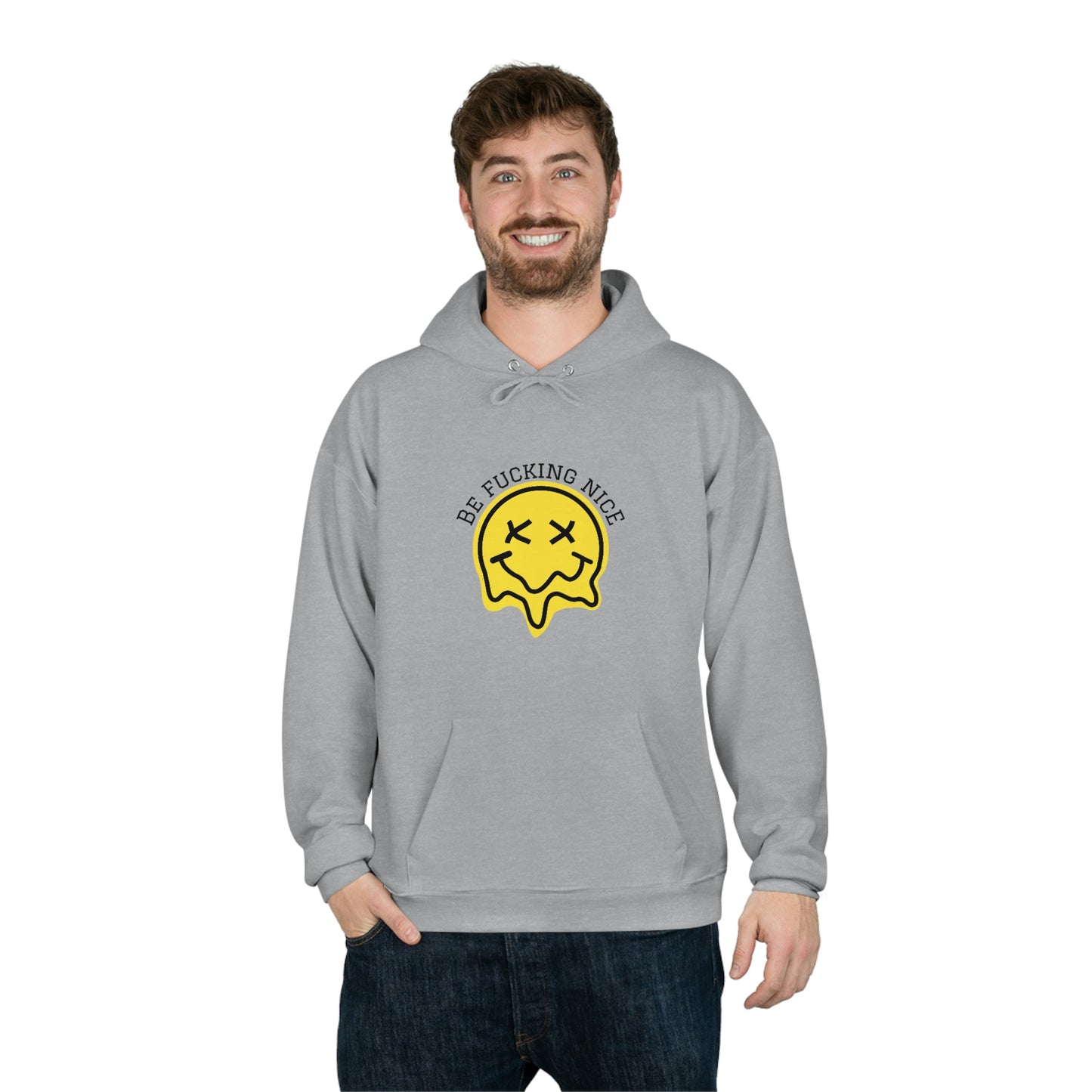 "Be fucking nice. We're all doing our best", Hoodie