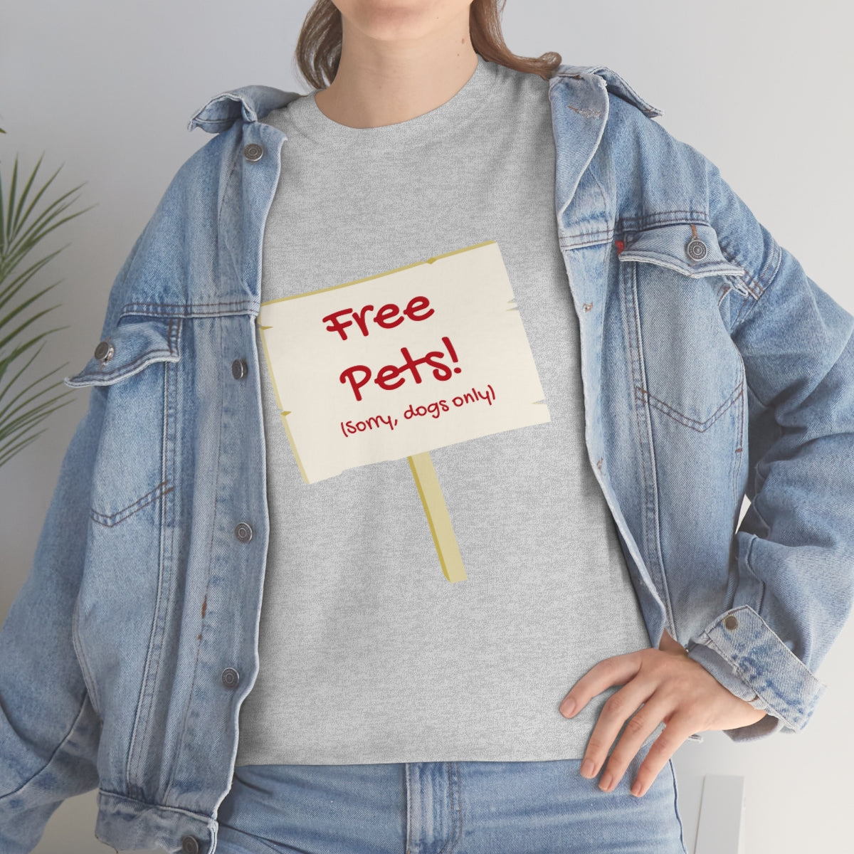 "Free Pets! (Sorry, dogs only)" Tee