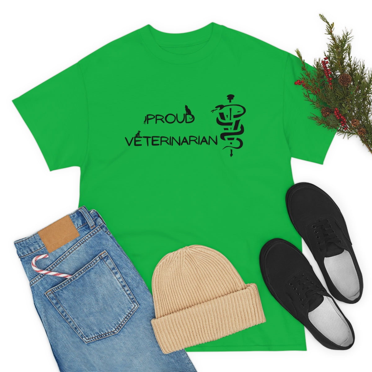 "Proud veterinarian" Tee