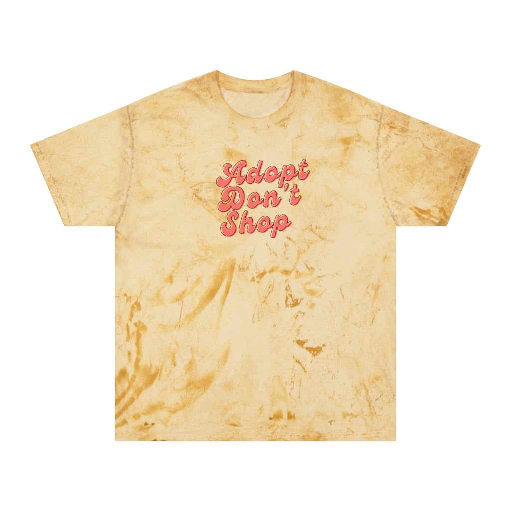 "Adopt Don't Shop" Color Blast T-Shirt