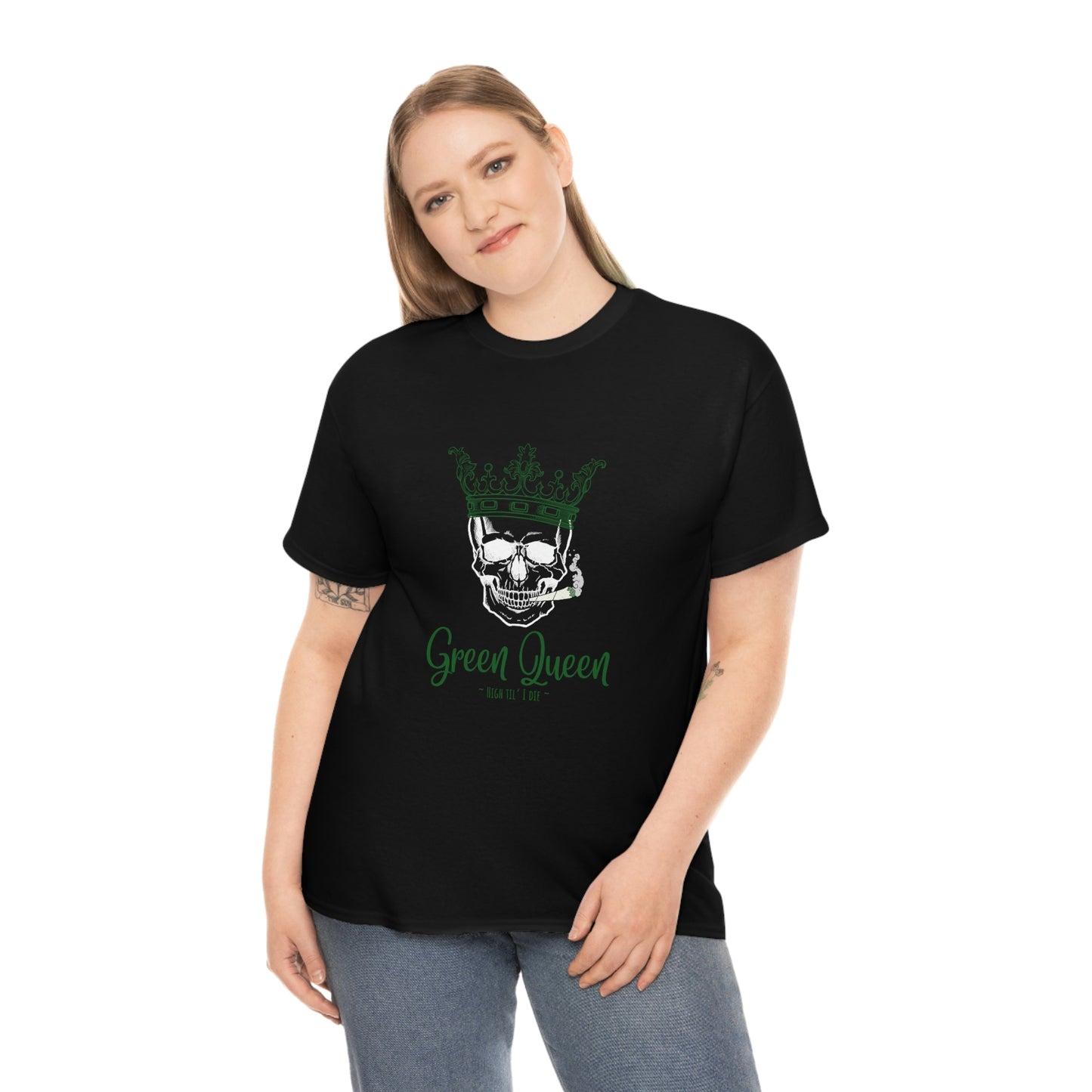 "Green Queen - High til' I die", Tee