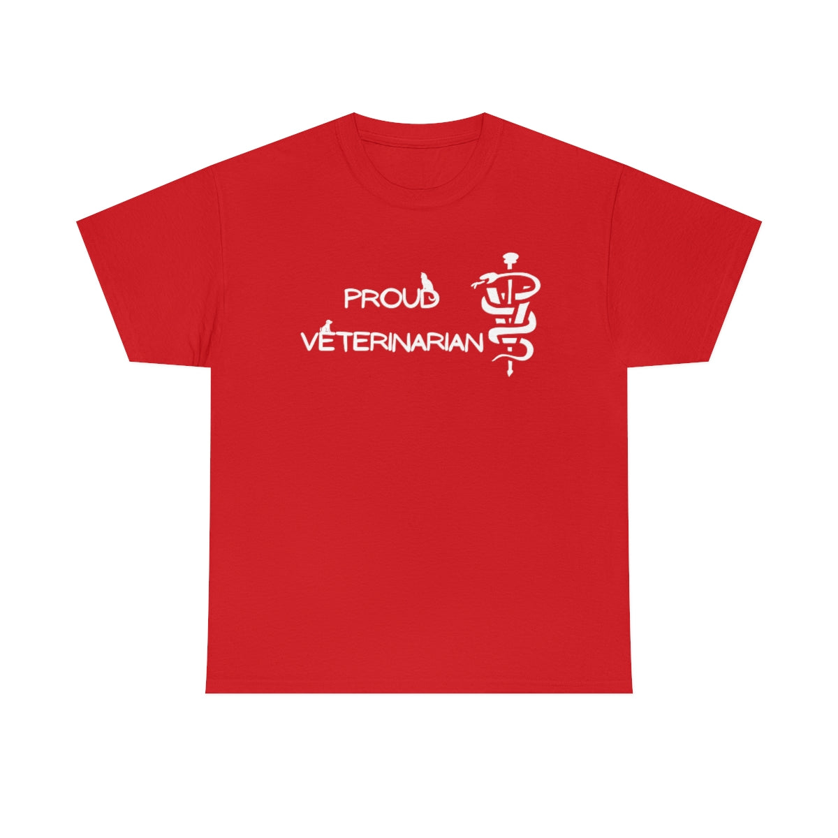 "Proud veterinarian" Tee