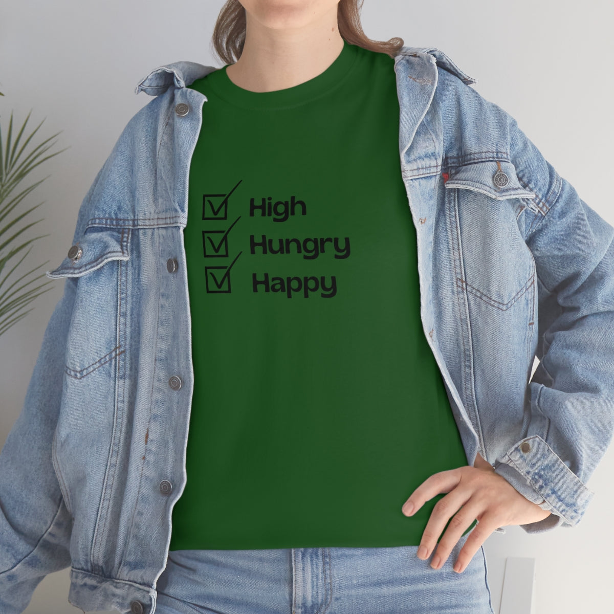 "High, Hungry, Happy" Tee