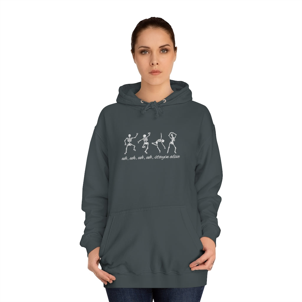 "Stayin' Alive" - Dancing Skeletons Hoodie