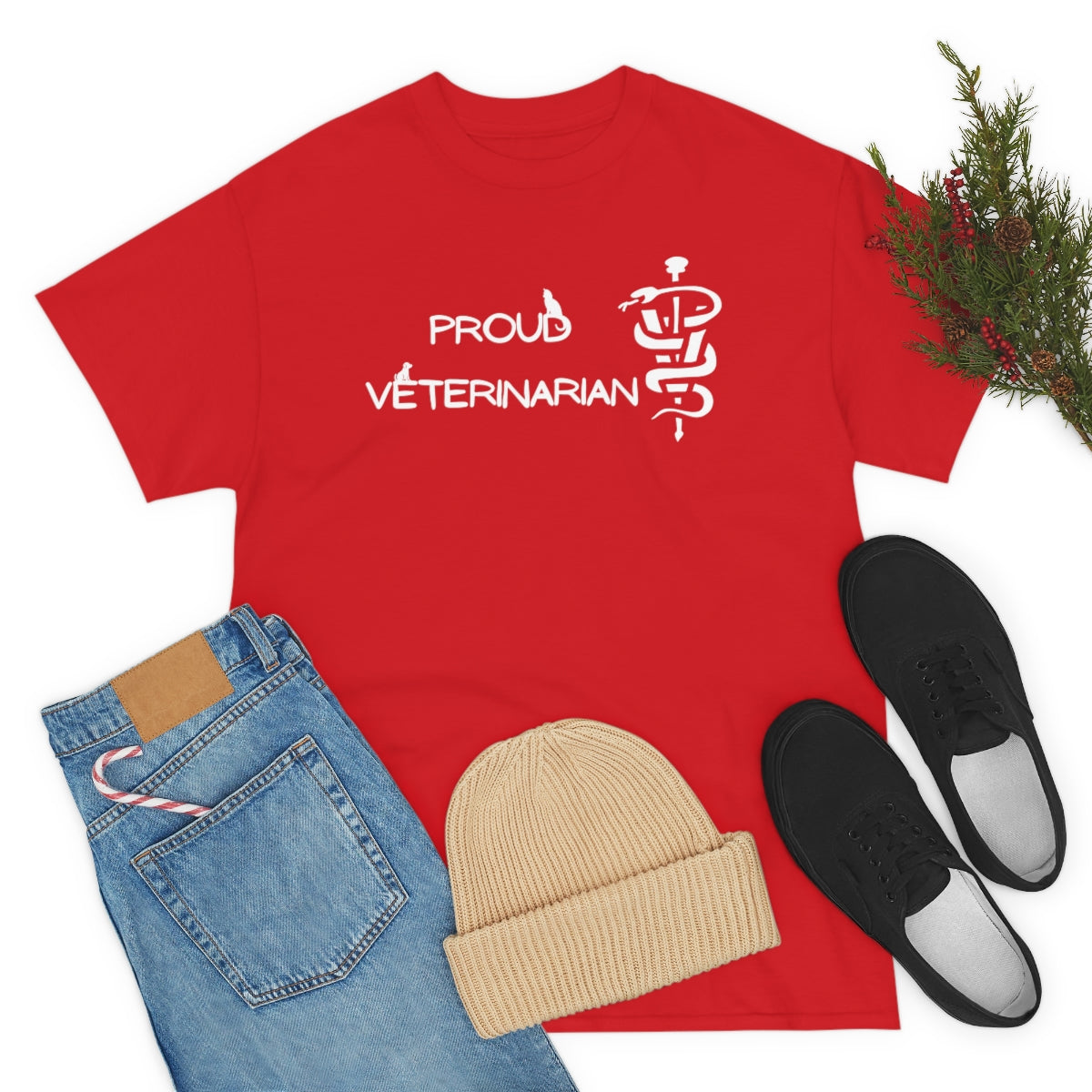 "Proud veterinarian" Tee