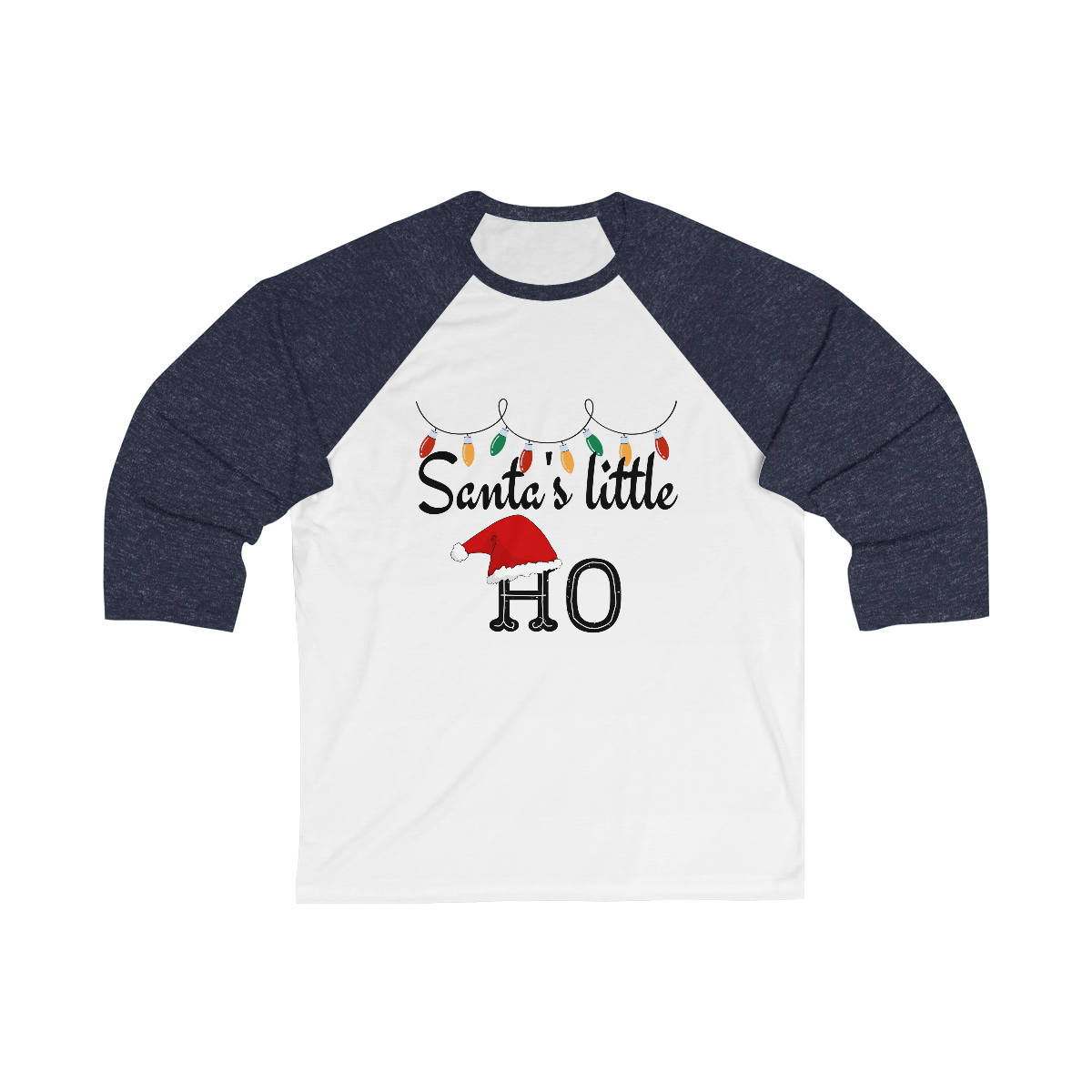 "Santa's Little Ho", Baseball Tee