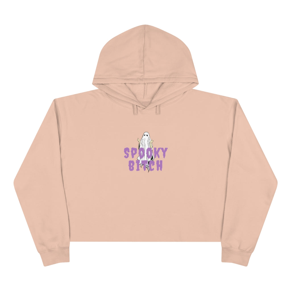 Spooky Bitch Crop Hoodie